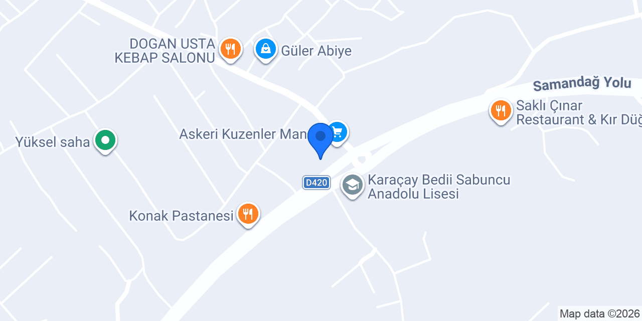 Hatay Samandağ Karaçay Tıp Merkezi konumu
