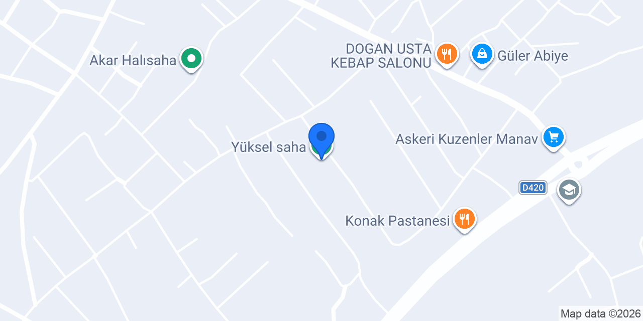 Yüksel saha konumu