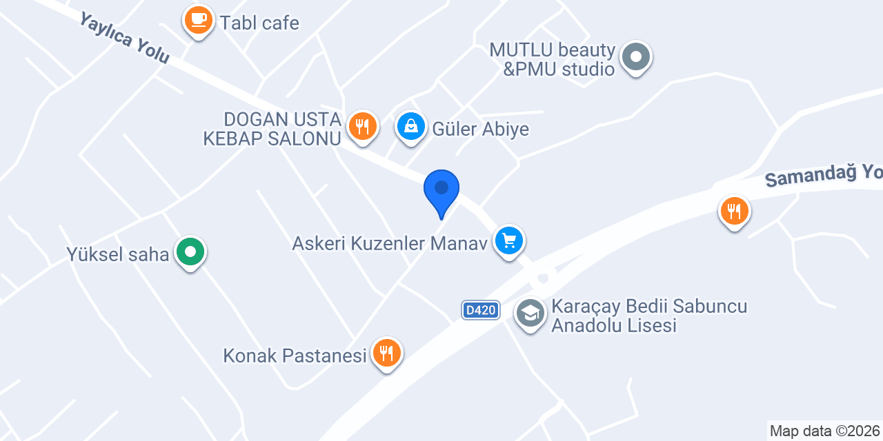 TUNÇ KIRTASİYE konumu