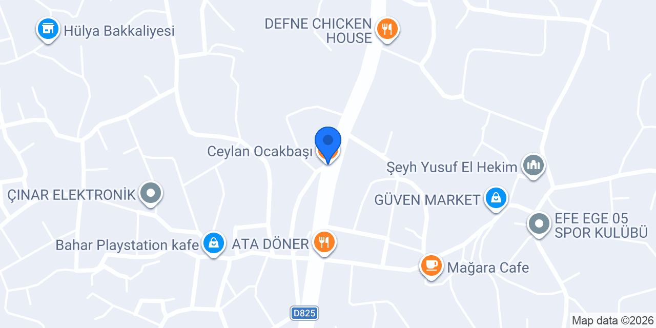 Ceylan Ocakbaşı konumu