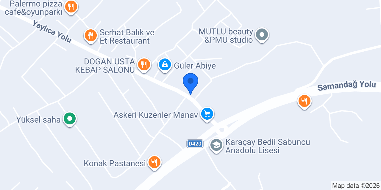Diş Hekimi Sedat Uzunoğlu konumu