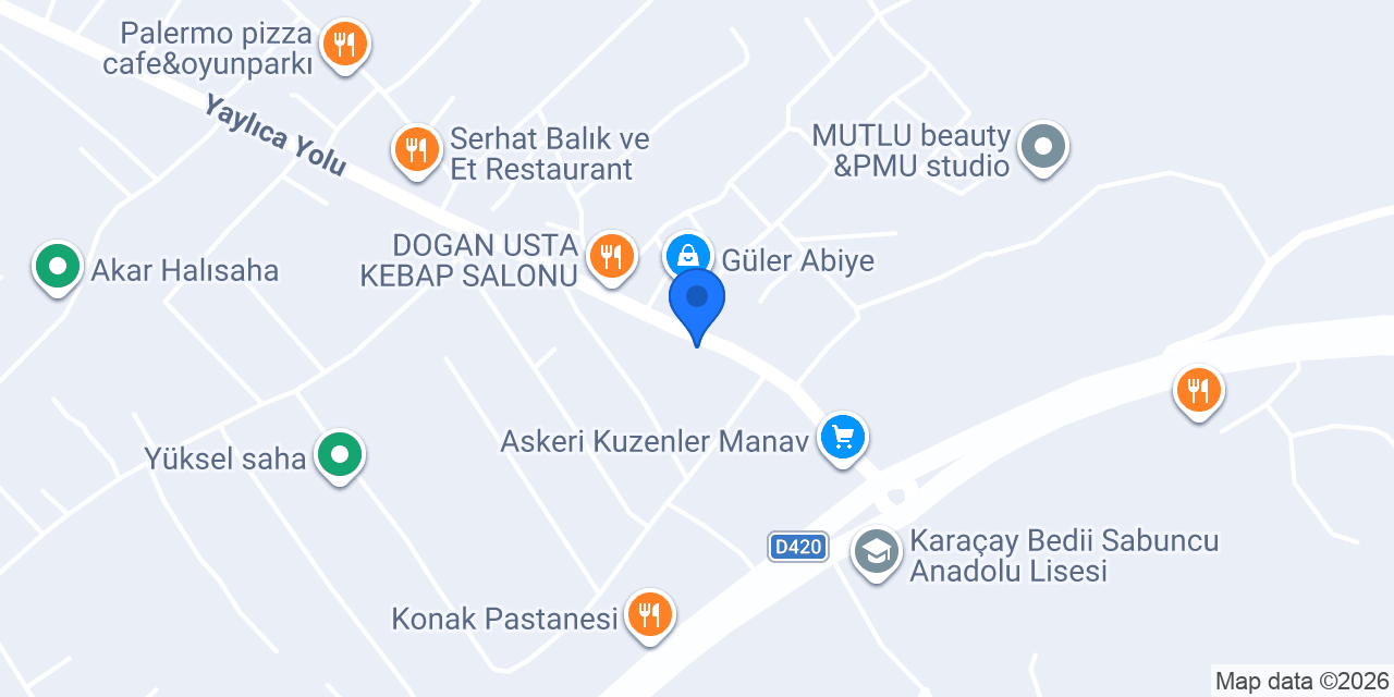 Oses Çiğköfte Tomruksuyu konumu