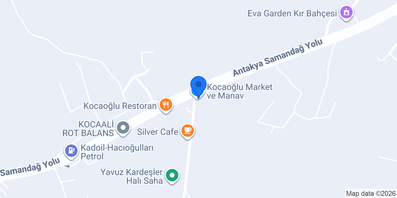 Kocaoğlu Market ve Manav konumu