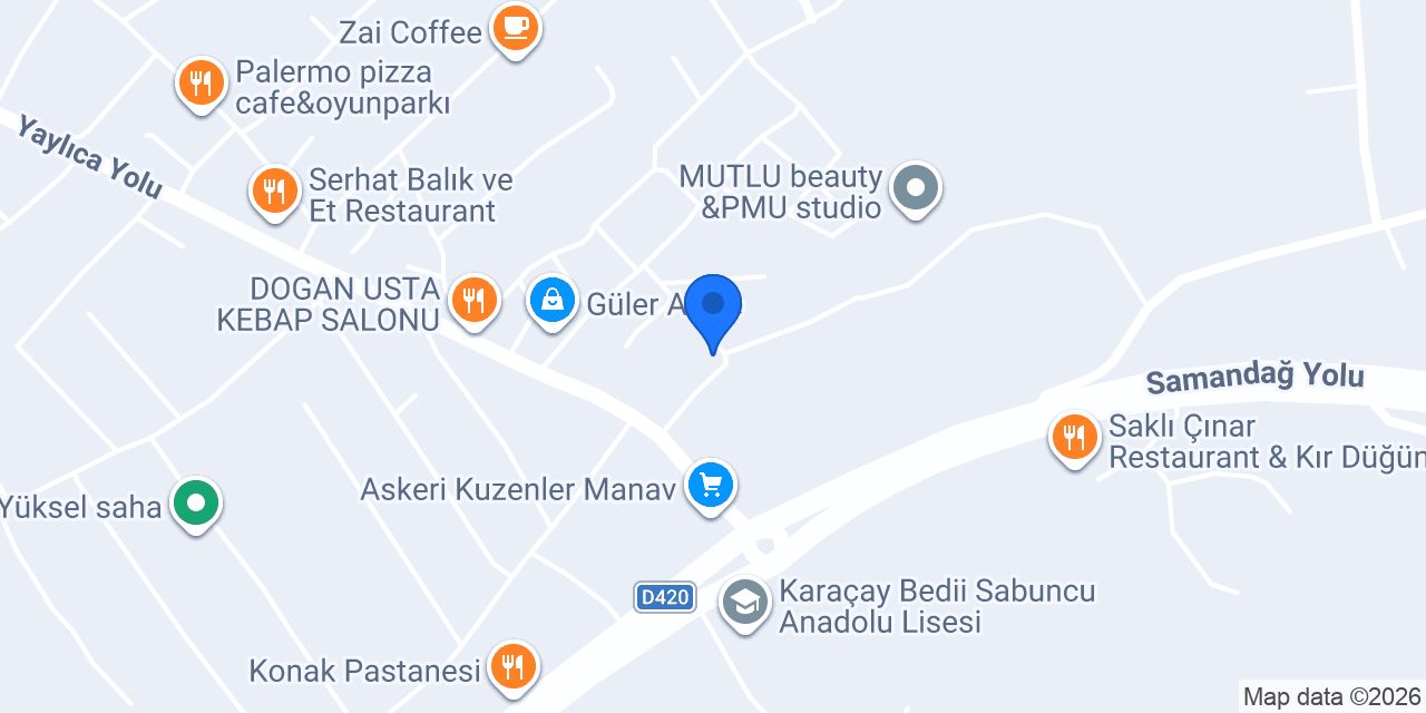 Diyetisyen Yelda ÇETİN konumu