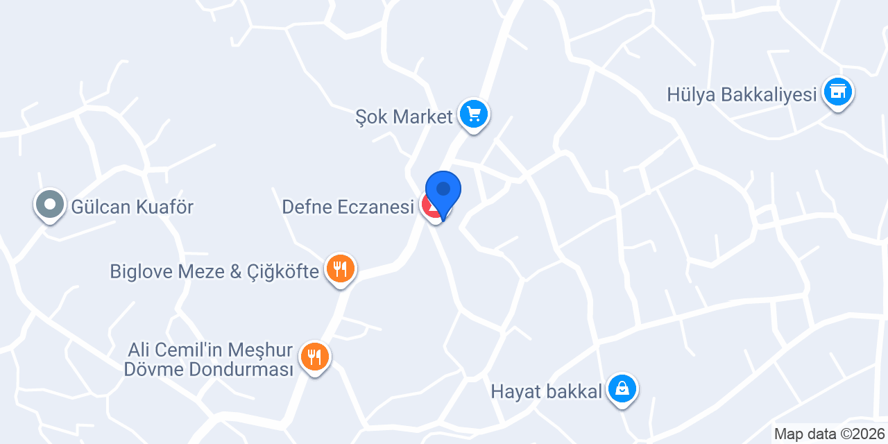 Defne Eczanesi konumu
