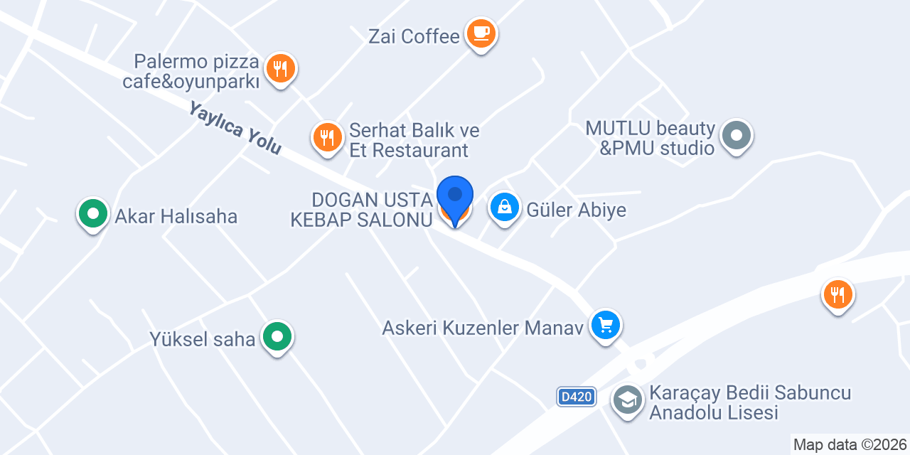 DOGAN USTA KEBAP SALONU konumu