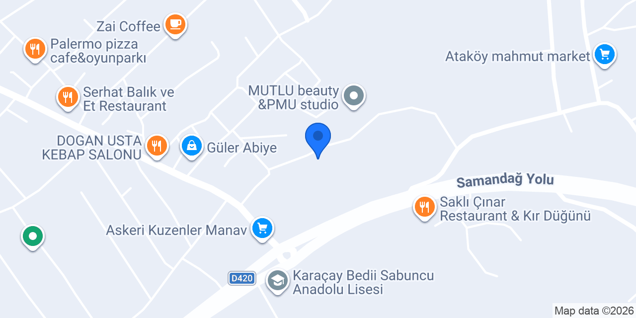 Papel Auto Yıkama Döşeme konumu