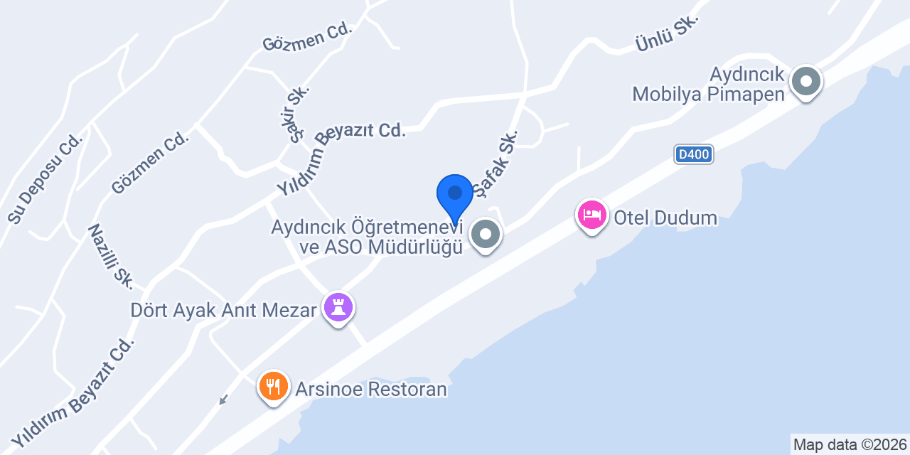 Aydıncık İmam-Hatip Ortaokulu konumu