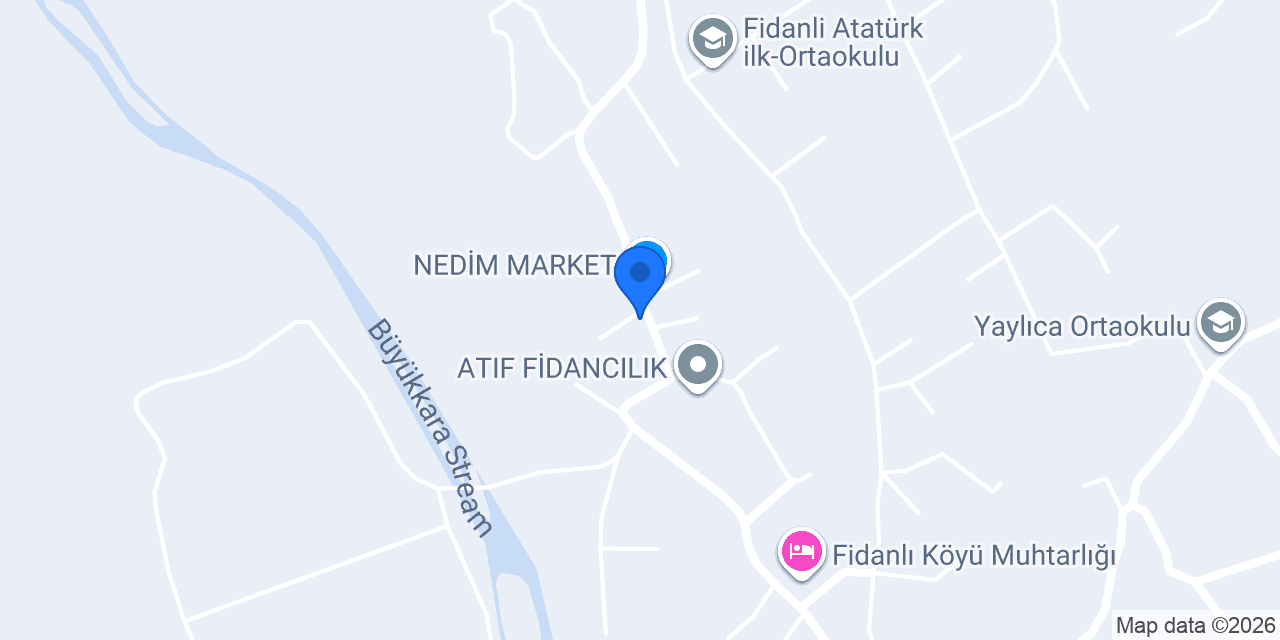 Fidanlıdan konumu