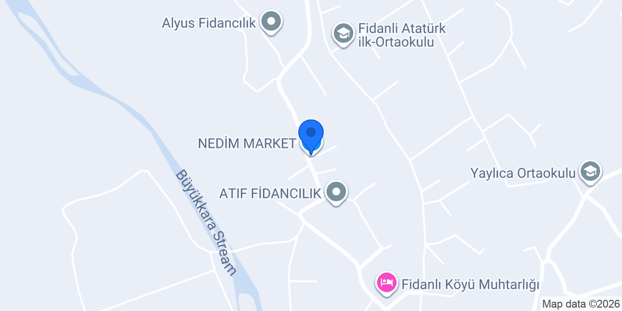 NEDİM MARKET konumu