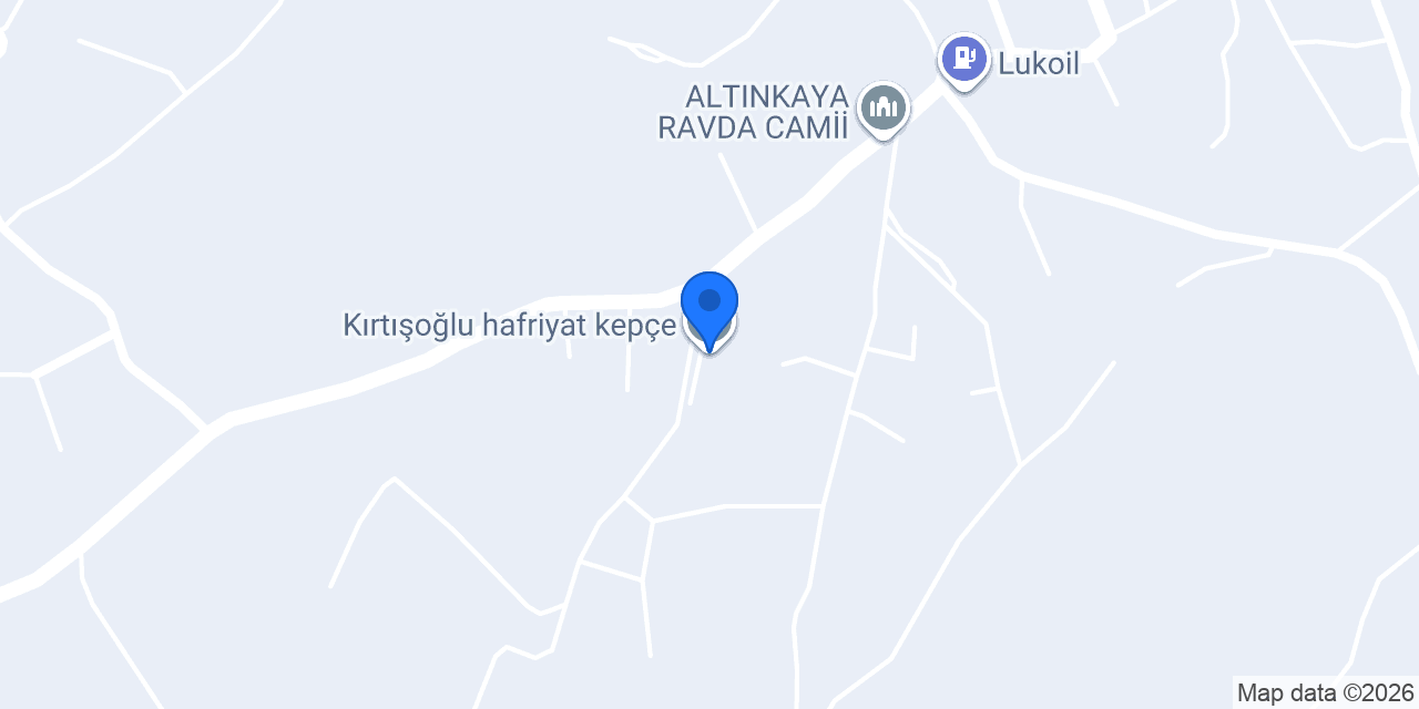 Kırtışoğlu hafriyat kepçe konumu