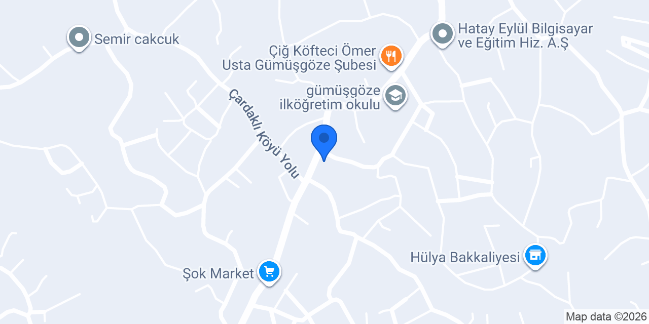 Tutku Döner Salonu konumu
