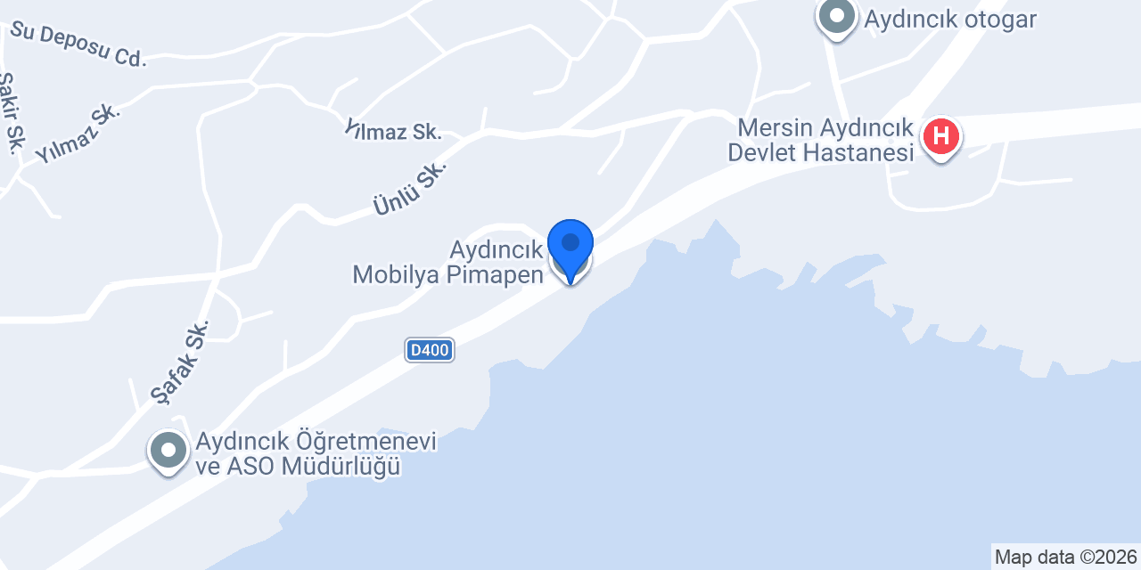 Aydıncık Mobilya Pimapen konumu