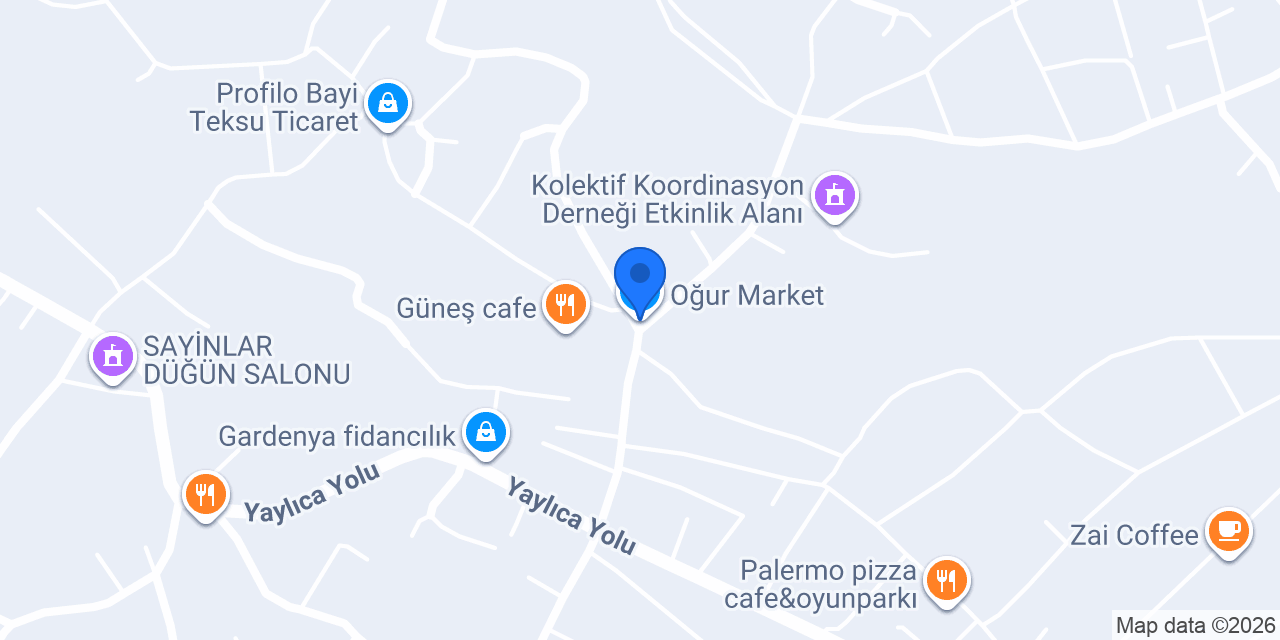 Oğur Market konumu
