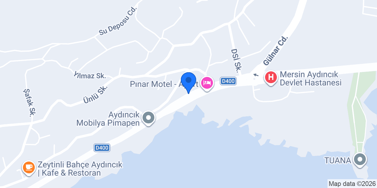 Orkinos Balık Evi konumu