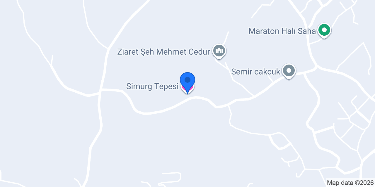 Simurg Tepesi konumu