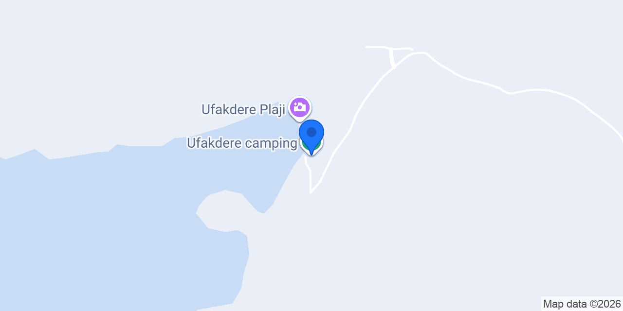 Ufakdere camping konumu