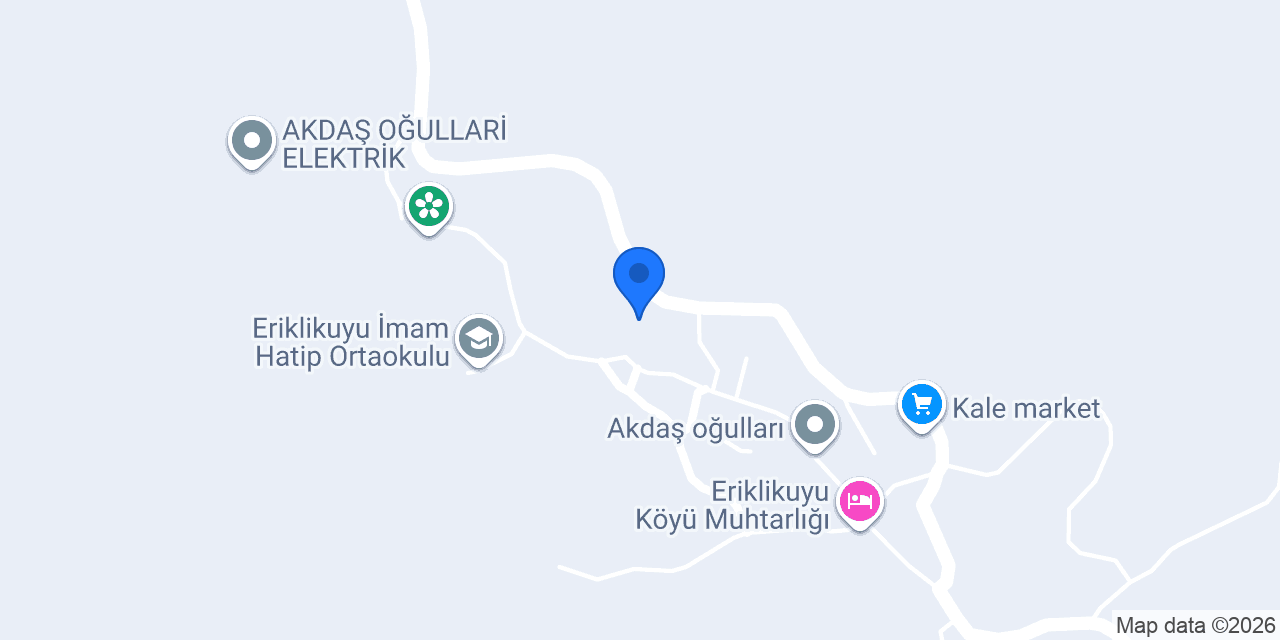 Eriklikuyu İlkokulu konumu