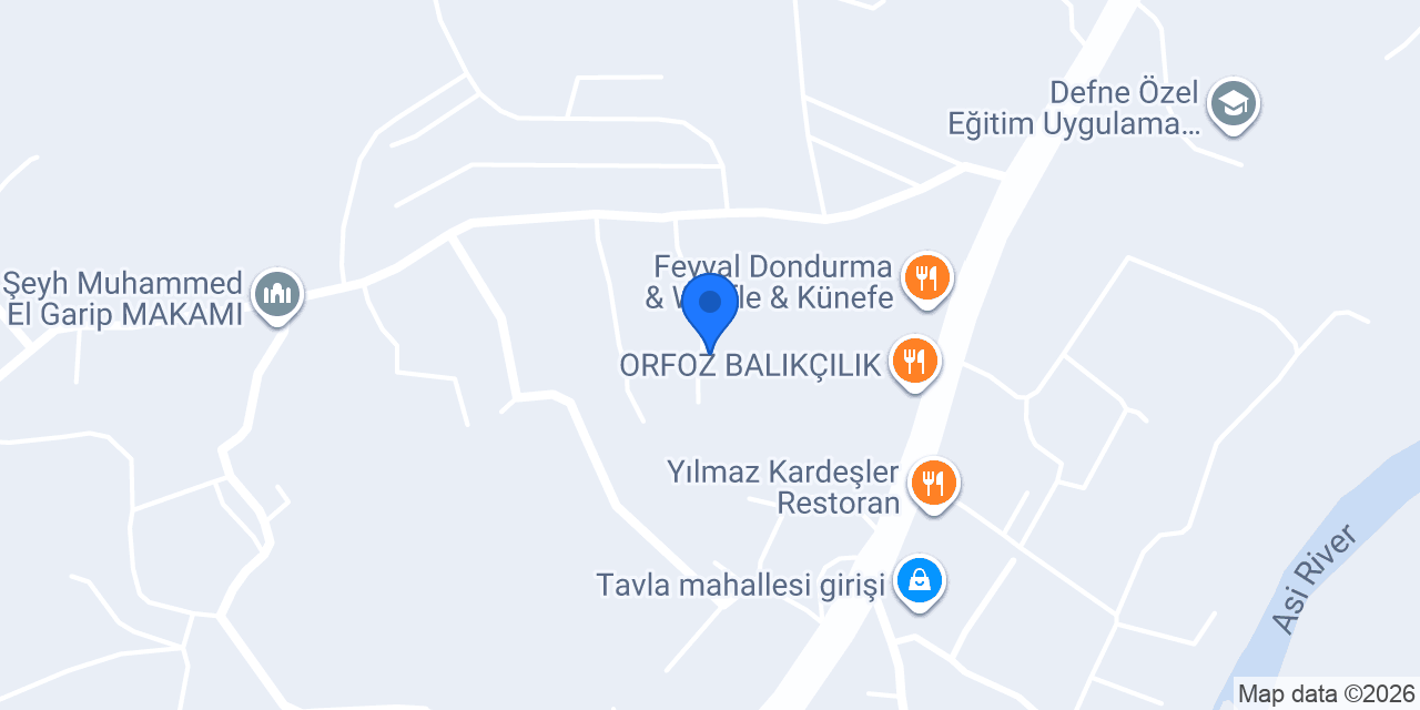 Defne Sultan Konağı konumu