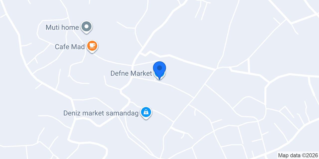Defne Market konumu