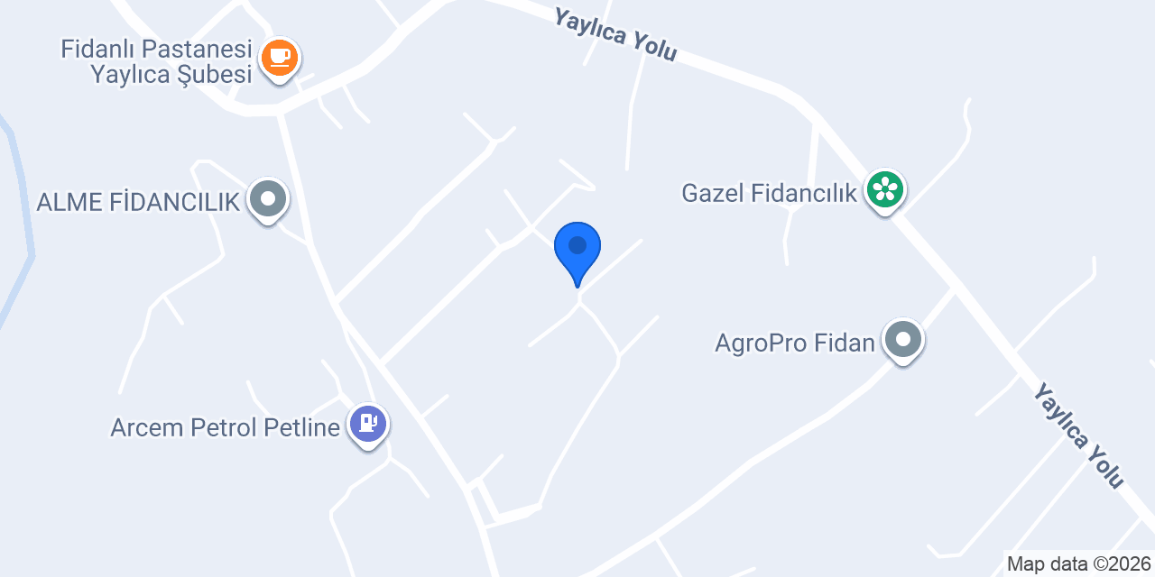 Fitaş Fidancılık konumu