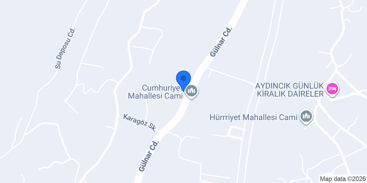 AYTUR MOTEL konumu