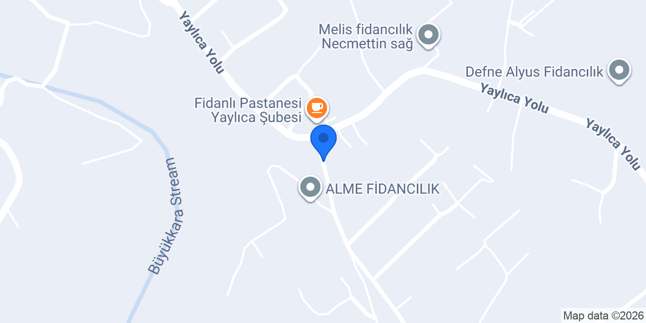 SEZGİN FİDANCILIK konumu