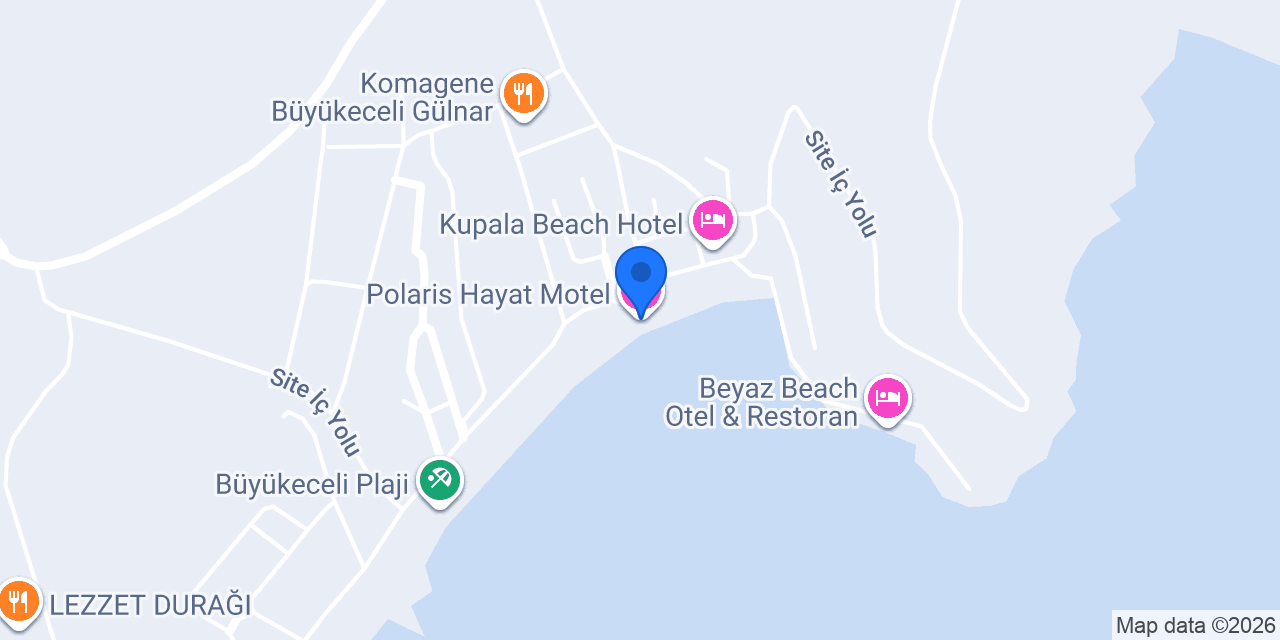 Polaris Hayat Motel konumu