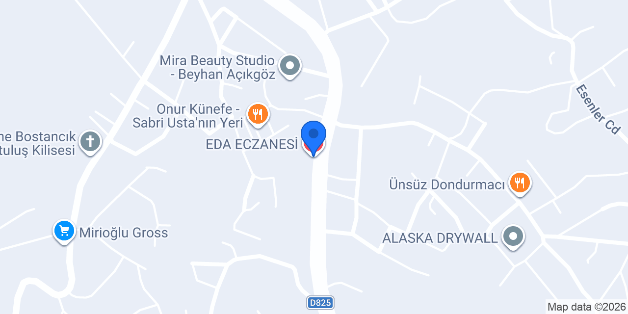 EDA ECZANESİ konumu