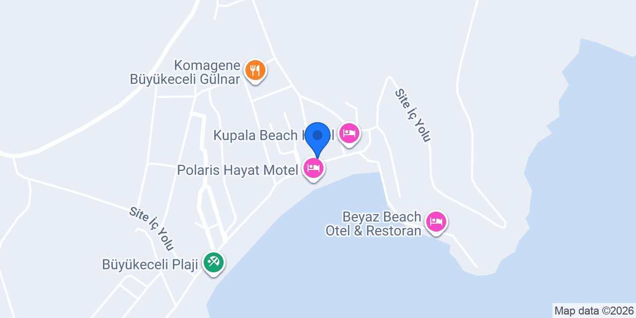 Kupala beach restaurant konumu