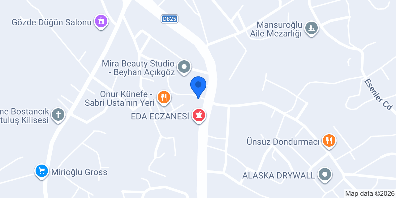 Daphne Meze Künefe - İrfan Usta konumu