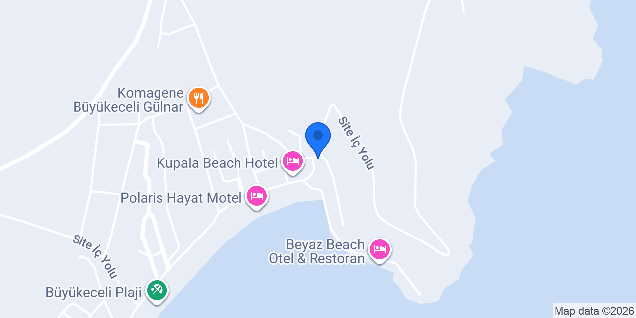 Mare Bungalow Büyükeceli konumu