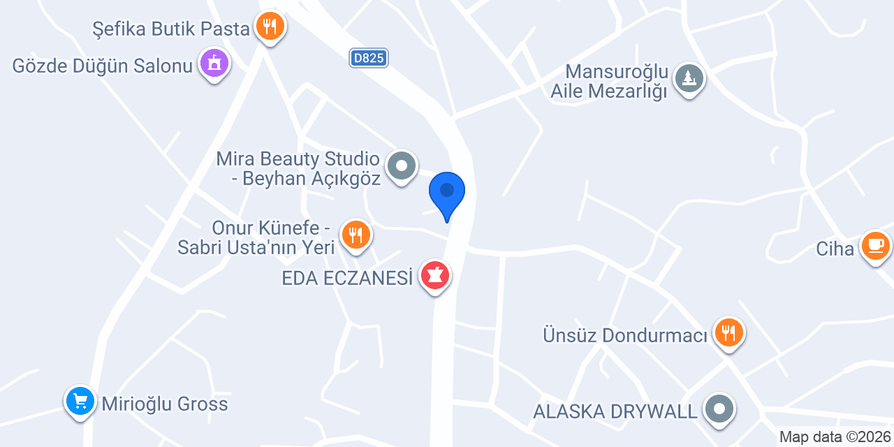 Orhan kasap ve fırın konumu