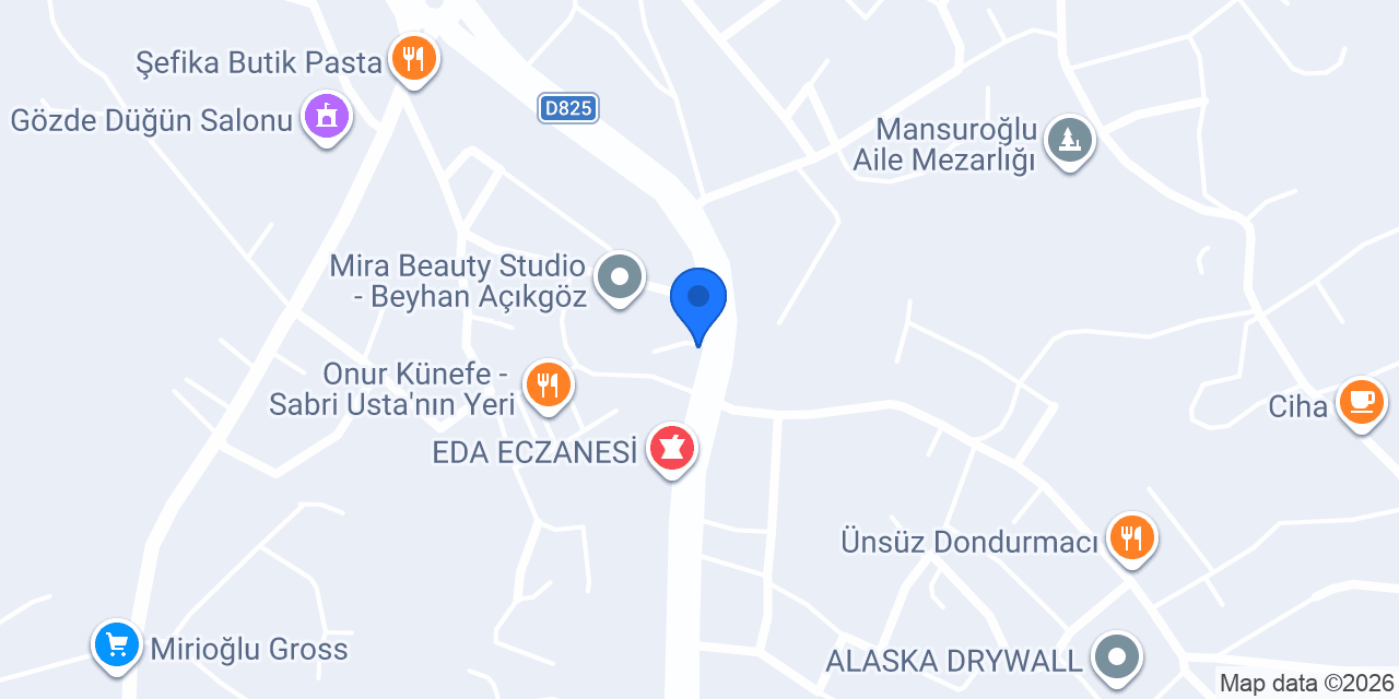 DENİZ MOTOR İLHAN AHUBAZ konumu