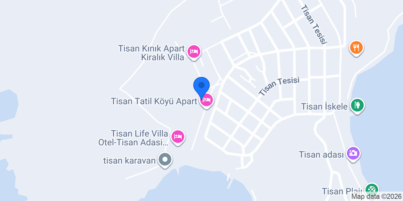 Tisan Bayraklı Apart otel konumu