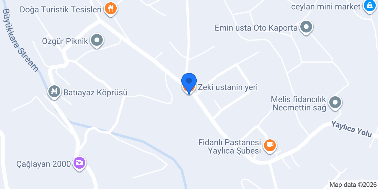 Zeki ustanin yeri konumu