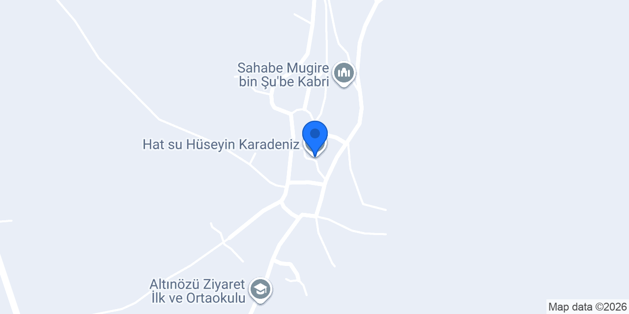 Hat su Hüseyin Karadeniz konumu