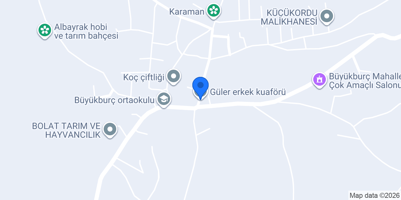 Güler erkek kuaförü konumu