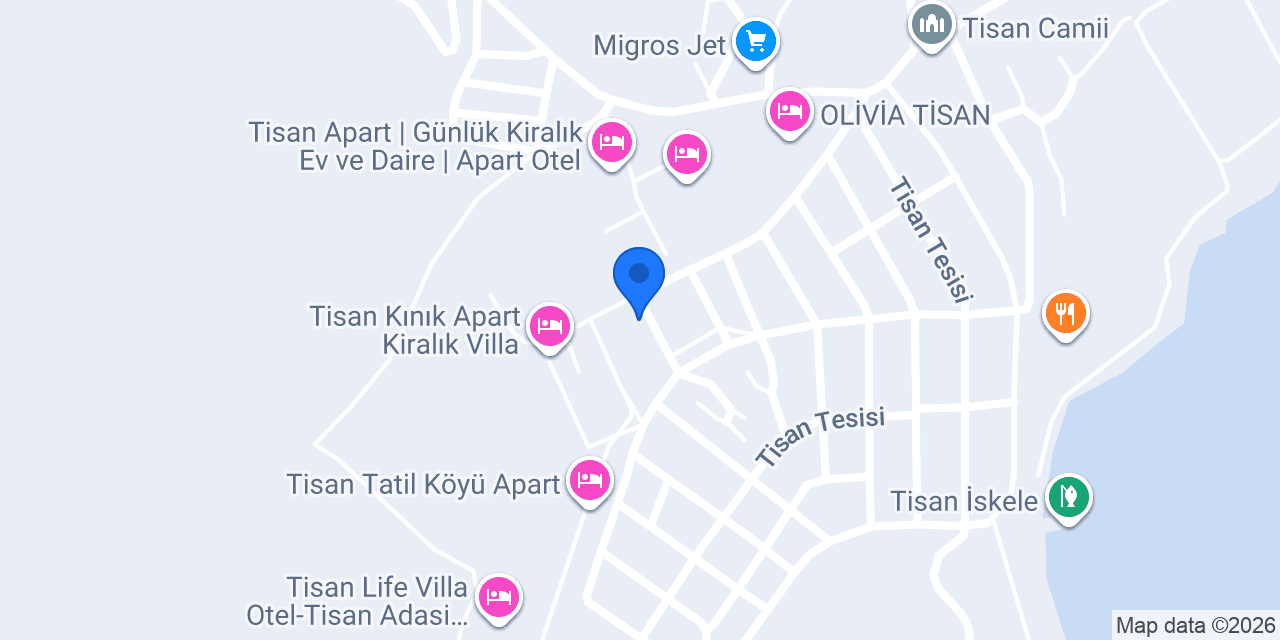 TİSAN ÇİMEN APART konumu
