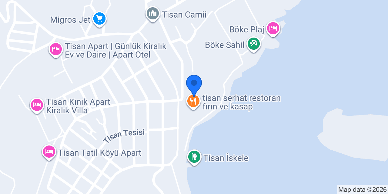 Serhat restaurant konumu