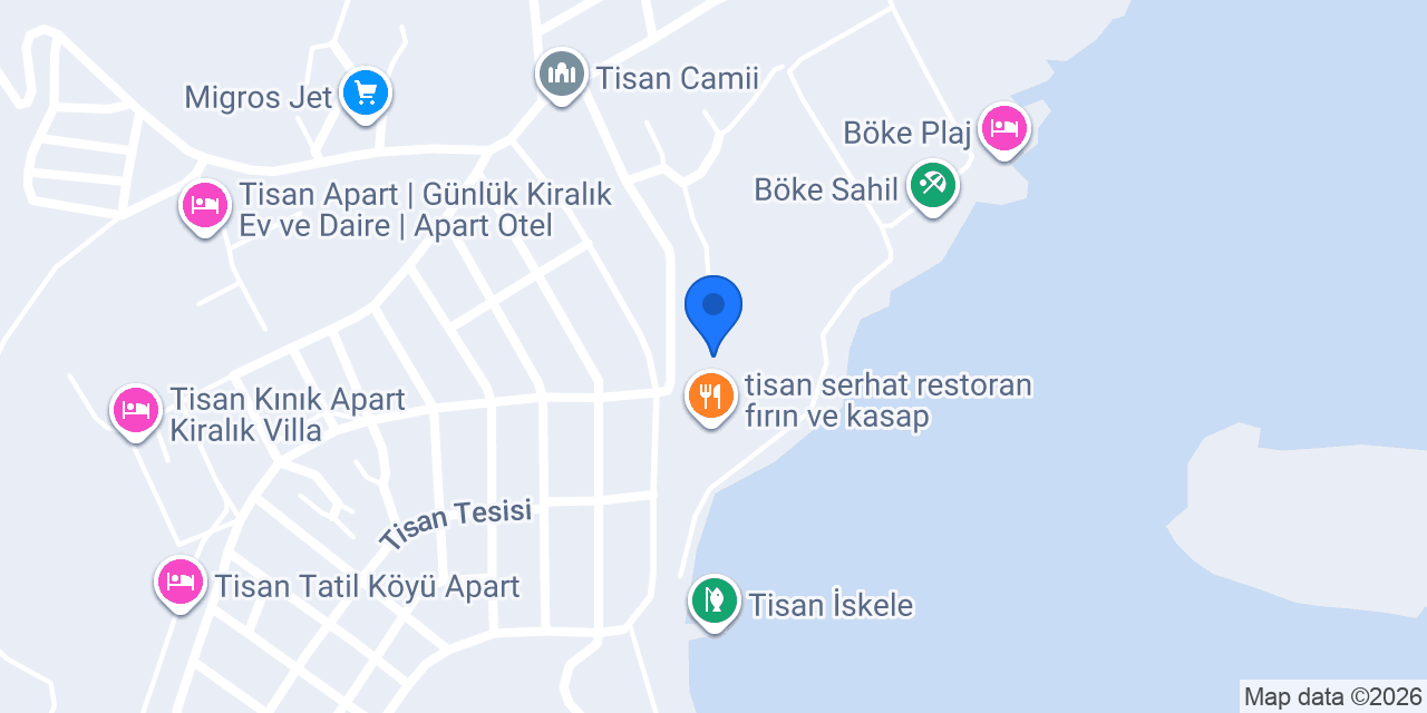 TİSAN SERHAT MARKET konumu