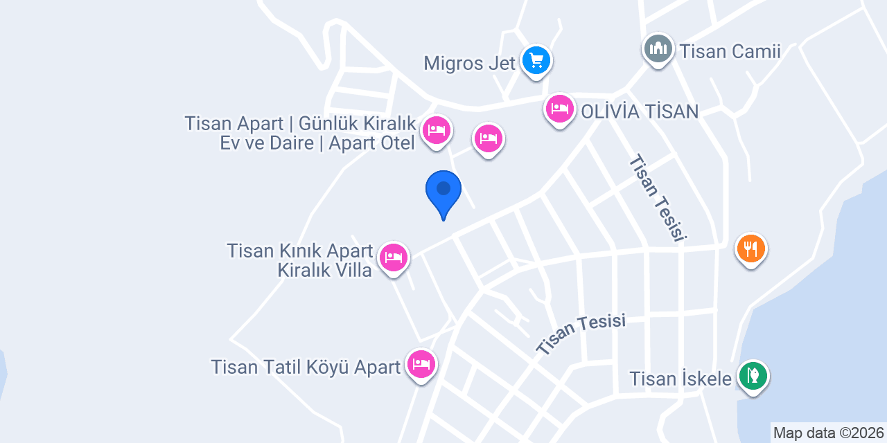 Tisan Güngör Apart konumu