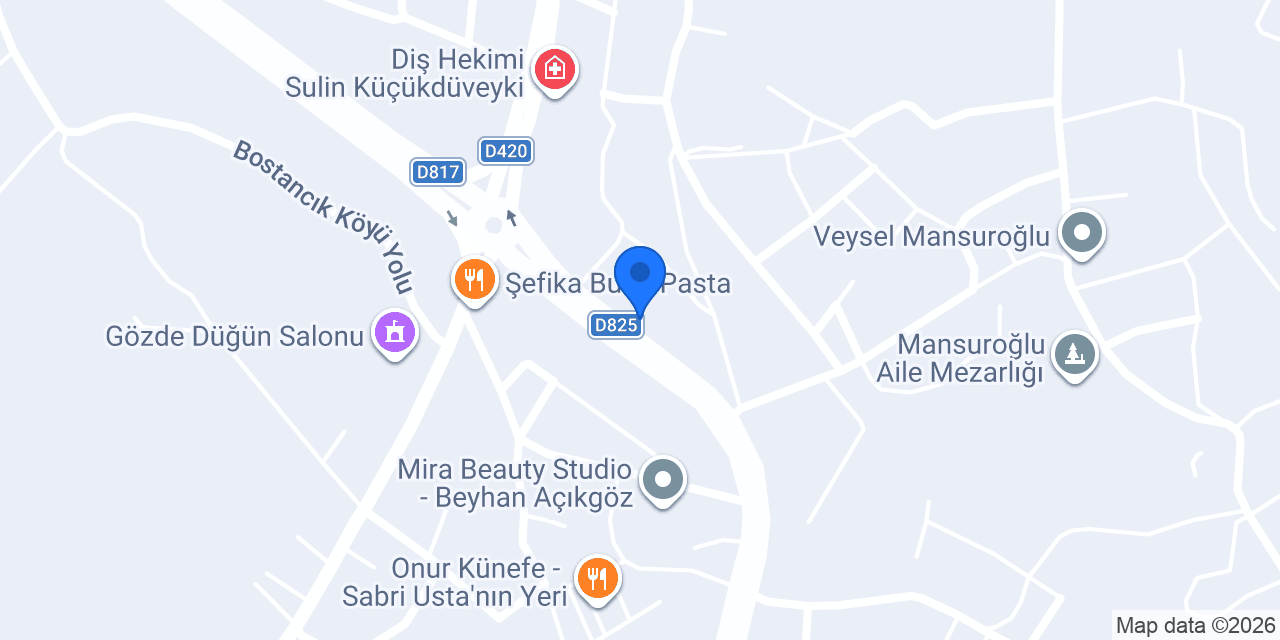 Öztürk berber salonu konumu