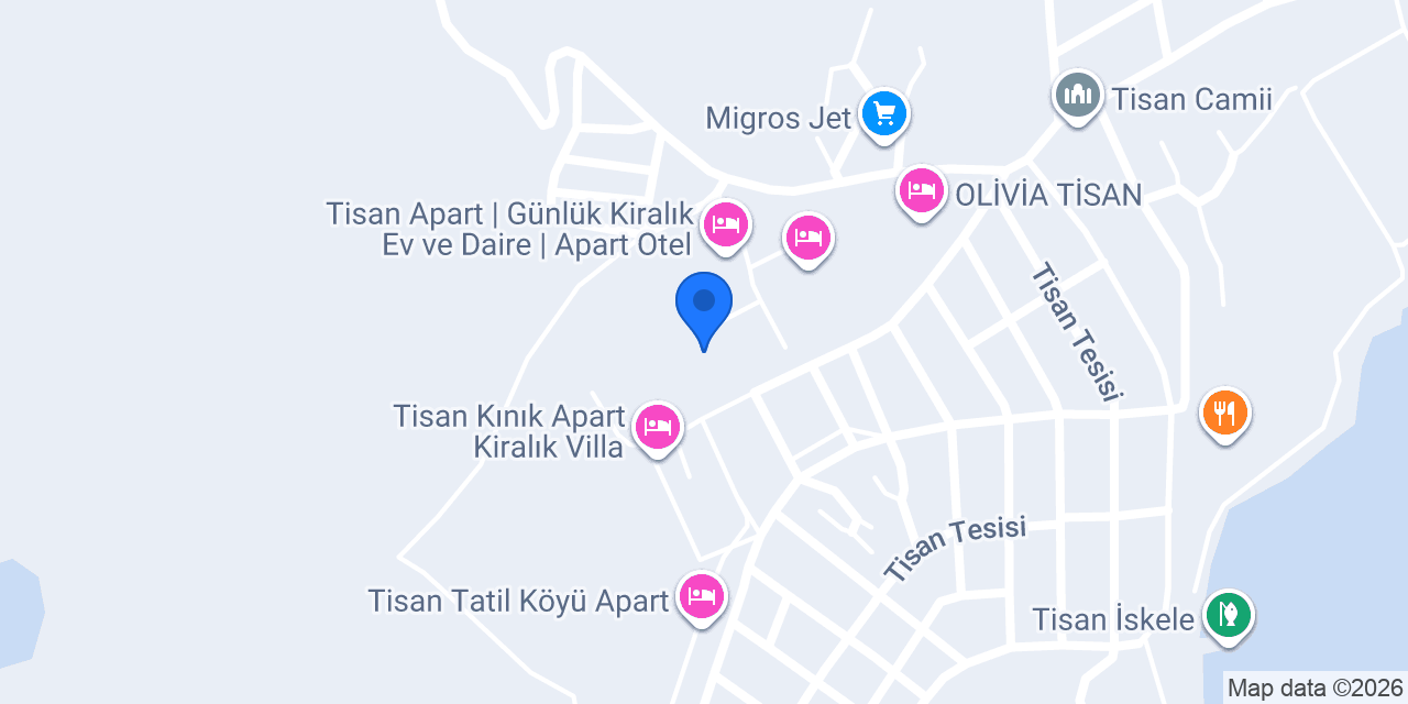 Tisan Gülnaz Apart konumu