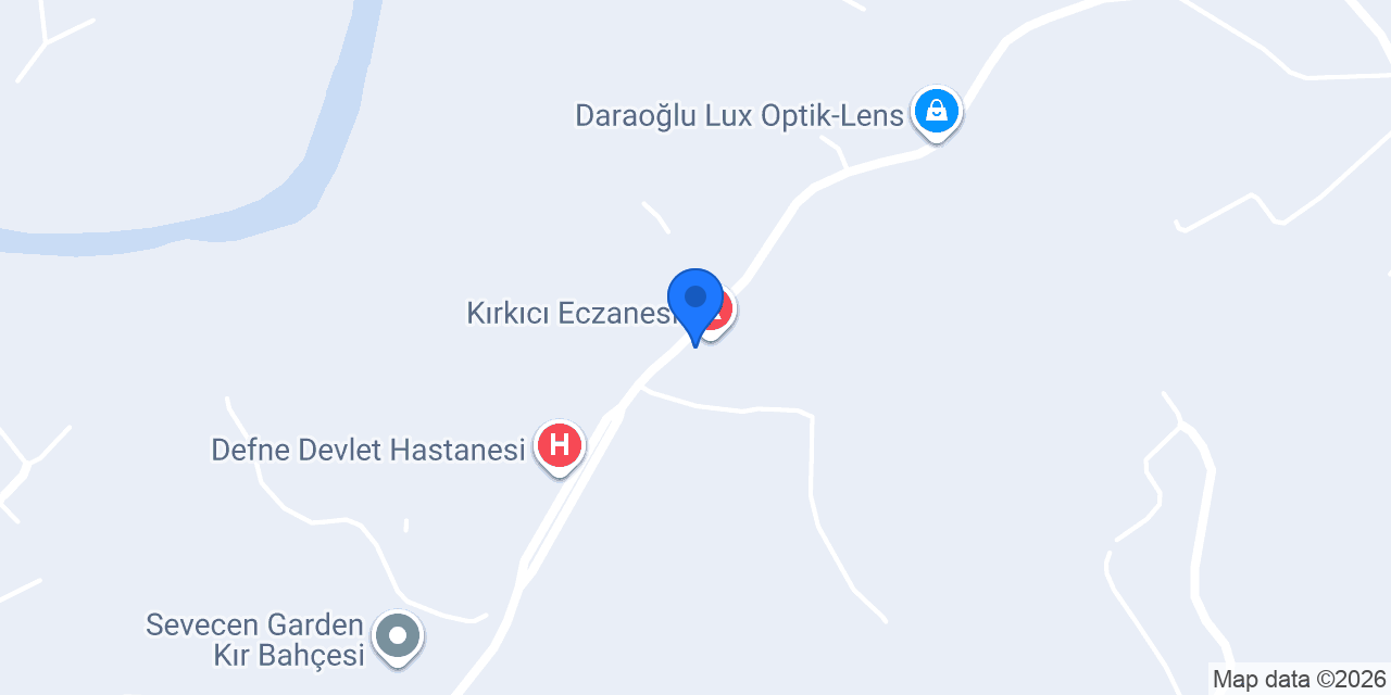 OSES ÇİĞ KÖFTE DEFNE HASTANE ŞUBE konumu