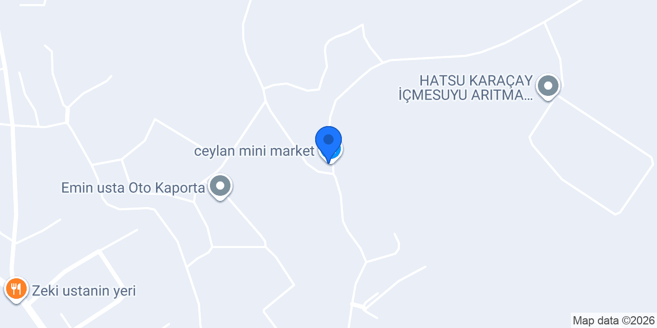 ceylan mini market konumu