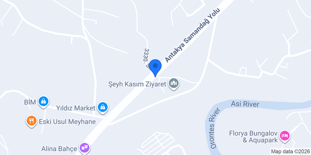 Hatay Isparta Halı Mobilya konumu
