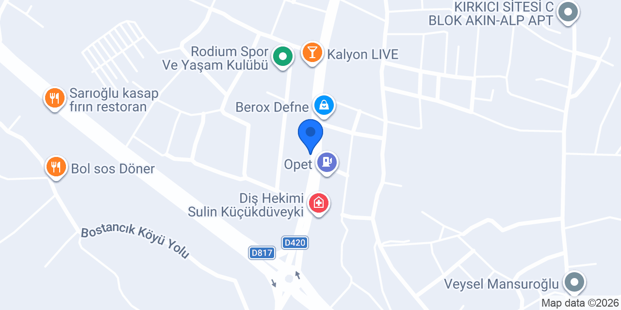 ÖZTÜRK oto lastik konumu