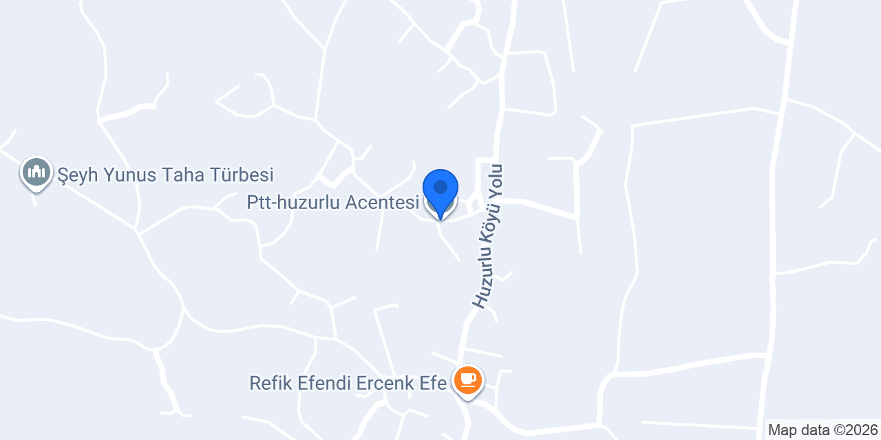 Ptt-huzurlu Acentesi konumu
