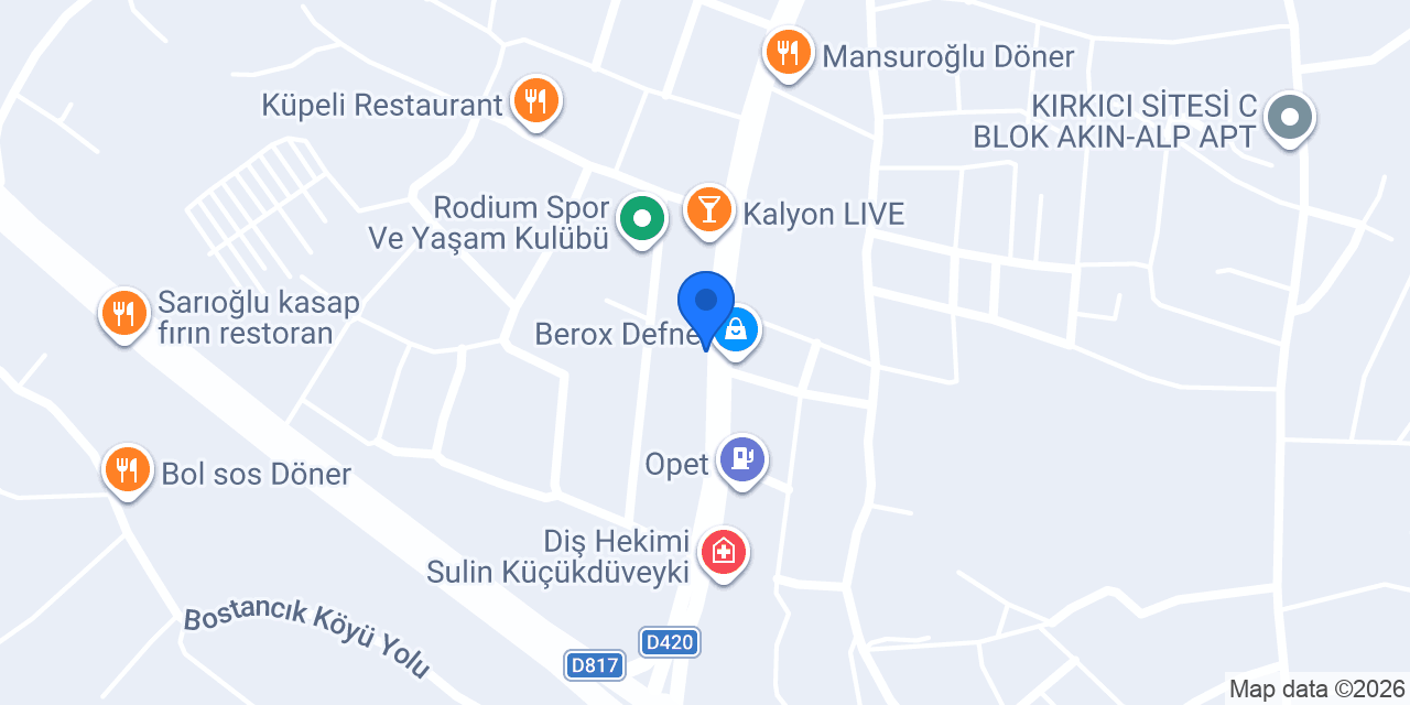 Limodax defne konumu